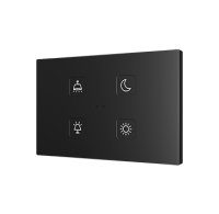 Zennio Емкостный сенсорный выключатель с подсветкой Tecla XL X4 ZVITXLX4