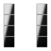 Jung GCR 2504 TSA Набор накладок 4 группы