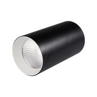 Arlight 022955 Светильник накладной SP-POLO-R85-1-15W Warm White 40deg (Black, White Ring) (Arlight, IP20 Металл, 3 года)