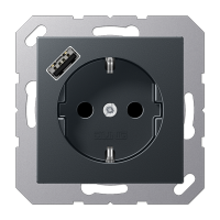 Jung A 1520-18 A ANM Розетка SCHUKO® с USB-интерфейсом