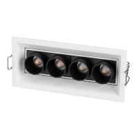 Arlight 031929 Светильник MS-ORIENT-BUILT-TURN-TC-S67x150-10W Warm3000 (WH-BK, 30 deg, 230V) (Arlight, IP20 Металл, 5 лет)