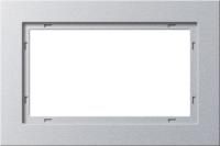 Gira 1001 25 Установочная рамка Gira E2 Цвет "алюминий"