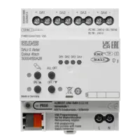 Jung 30004 1S DA2 R Актуатор KNX DALI-2, цветной, 4-канальный