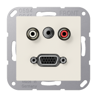 Jung MA A 1072 Аудио «Тюльпан» (Cinch/RCA) / Стереоразъем (TRS 3,5 мм) / VGA