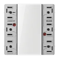 Jung LS 5293 1ST KNX кнопочный сенсорный модуль универсальный, 3 группы, F50, Серия LS, Безопасный