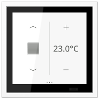 Jung LSZ 459 BF D1 S WW KNX комнатный контроллер LS TOUCH, Цвет: Белый, оттенок: Без оттенка