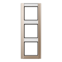 Jung A 583 NA CH Рамка с полем для надписи 17 x 54 мм и 13 x 54 ммдля вертикальной установки