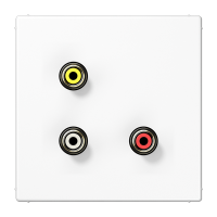 Jung MA LS 1031 WW Аудио «Тюльпан» (Cinch/RCA) / Композитный (смешанный) видеосигнал