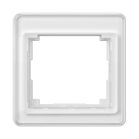 Jung SL 581 WW Рамка из прозрачного акрилового стекла, цветная подложка