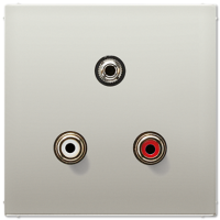 Jung MA ES 1011 Аудио «Тюльпан» (Cinch/RCA) / Стереоразъем (TRS 3,5 мм)