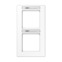 Jung AC 582 BFNA WW Рамкас полем для надписи, 9 х 55 мм