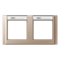 Jung A 5820 NA CH Рамкас полем для надписи 17 x 54 ммдля горизонтальной установки