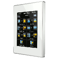 Zennio Z41 LITE/Панель KNX, ёмкостной сенсорный TFT экран 4.1 дюймов, цвет: Белый ZVI-Z41LIT-W