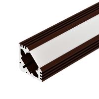 Arlight 017643 Профиль PDS45-T-2000 ANOD Brown Deep (Arlight, Алюминий)
