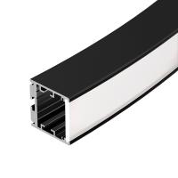 Arlight 026599 Профиль SL-ARC-3535-D1500-W90 BLACK (1180мм, дуга 1 из 4) (Arlight, Алюминий)