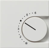 Gira 1496 27 Накладка для термостата помещения с перекрестным кнопочным выключателем