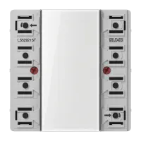 Jung LS 5292 1ST KNX кнопочный сенсорный модуль универсальный, 2 группы, F50, Серия LS, Безопасный