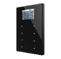 Zennio ZVI-TMDV-PA TMD-Display View / Контроллер комнатный KNX, 8 сенсорных кнопок, дисплей 1.8 дюймов с меню, цвет: Чёрный