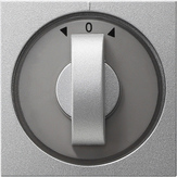 Gira 0666 26 Накладка с поворотной ручкой для реле времени и выключателя или кнопочного выключателя жалюзи