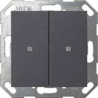 Gira 5173 28 Кнопочный выключатель KNX, клавиша, 2-местн.