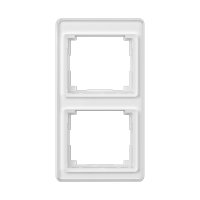 Jung SL 582 WW Рамка из прозрачного акрилового стекла, цветная подложка