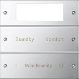 Gira 2142 610 Набор клавиш 2-местн. Plus, с возможностью нанесения надписи