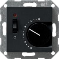 Gira 0392 005 Термостат помещения 230/10 (4) A~ 
с размыкающим контактом, выключателем и контрольной лампочкой