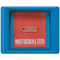 Jung AS 561 GL BL Kрышка с окошком и стеклом