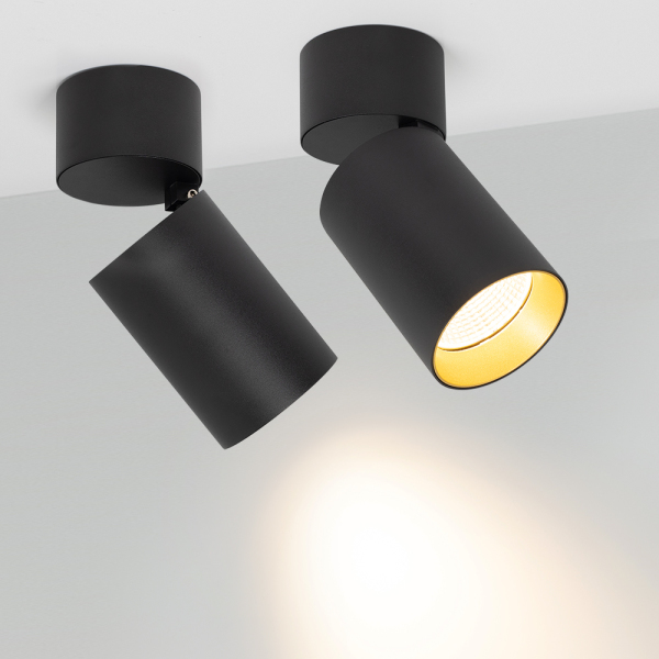 Оборудование Arlight 027550 Светильник SP-POLO-SURFACE-FLAP-R85-15W Warm3000 (BK-GD, 40 deg) (Arlight, IP20 Металл, 3 года) по выгодной цене. Купить в Москве со скидкой.