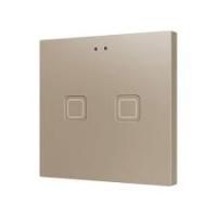 Zennio ZVIT2C Tecla 2. PC-ABS Емкостная кнопка - 2 кнопки - Шампань