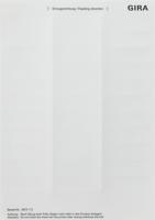Gira 2873112 Листы для надписей для Gira F10021,8 x 67 мм 33 поля для надписей