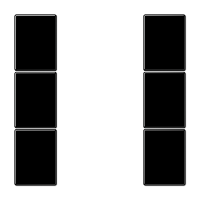 Jung LS 503 TSA SW Набор накладок 3 группы