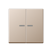Jung A 10921 ST RF CH KNX RF кнопка, 2 группы, Цвет: Бежевый, оттенок: Цвет шампанского