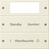 Gira 2212 01 Набор клавиш 2-местн. Plus, с возможностью нанесения надписи