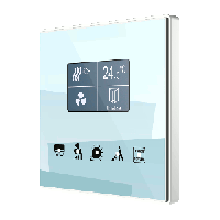 Zennio Square TMD-Display / Контроллер комнатный KNX, дисплей 1.8 дюймов, 5 кнопок ZVI-SQTMDD