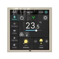 Zennio ZVICX40C Сенсорная панель CX40, шампань