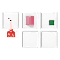 Jung NRS LS 0834-2 WW Набор системы срочного вызова с ИБП