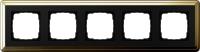 Gira 0215 632 Установочная рамка Gira ClassiX Латунь-черный