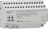 Gira 1038 00 Коммутатор KNX 16-местн. 16 A / исполнительное устройство жалюзи 8-местн. 16 А с ручным управлением