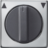 Gira 0666 605 Накладка с поворотной ручкой для выключателя жалюзи или кнопочного выключателя жалюзи