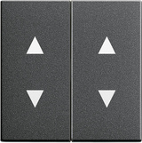 Gira 1150 28 Клавиша 2-местн. с символами стрелок