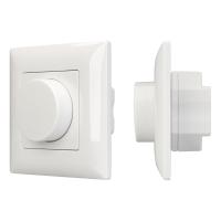 Arlight 025037 Панель SMART-P14-DIM-IN White (230V, 3A, 0-10V, Rotary, 2.4G) (Arlight, IP20 Пластик, 5 лет)