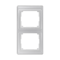 Jung SL 582 SI Рамка из прозрачного акрилового стекла, цветная подложка