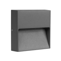 Arlight 029960 Светильник LGD-TRACE-S100x100-4W Warm3000 (GR, 65 deg, 230V) (Arlight, IP65 Металл, 3 года)