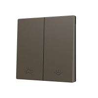 Zennio ZS70CSOFT11MC ZS70, Накладка для кнопки Simple KNX Soft 70x70 мм, Наклон вниз, Мокко, На заказ