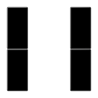 Jung LS 502 TSA SW Набор накладок 2 группы