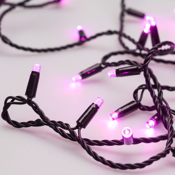 Оборудование Arlight 025806 Светодиодная гирлянда ARD-STRING-CLASSIC-10000-BLACK-100LED-STD PINK (230V, 7W) (Ardecoled, IP65) по выгодной цене. Купить в Москве со скидкой.