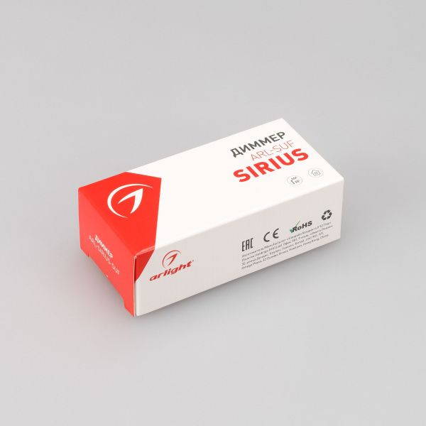 Оборудование Arlight 032342 Диммер ARL-SIRIUS-TUYA-DIM-SUF (12-24V, 4x4A, 2.4G) (Arlight, IP20 Пластик, 3 года) по выгодной цене. Купить в Москве со скидкой.