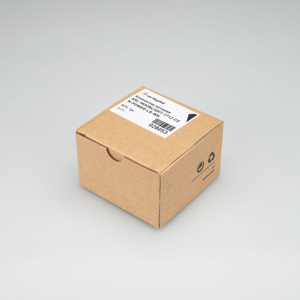 Оборудование Arlight 028053 Коннектор питания ARL-MOONLIGHT-1712-CON-POWER-LR-WH (Arlight, Пластик) по выгодной цене. Купить в Москве со скидкой.