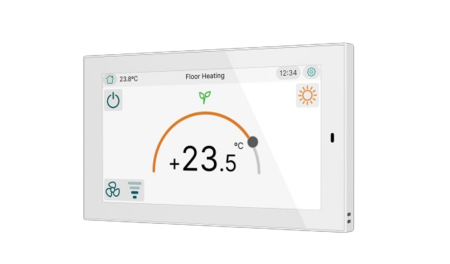 Zennio ZVICX50S 5-дюймовая емкостная сенсорная панель CX50, серебряный